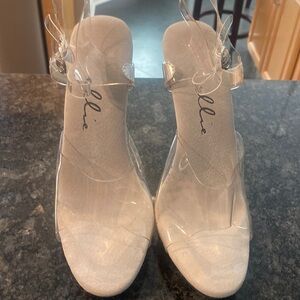 Brand new Elite fitness competition shoes. Clear